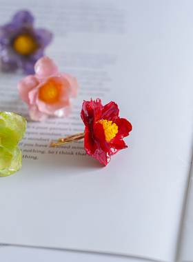 森系超仙永生花戒指2025新款