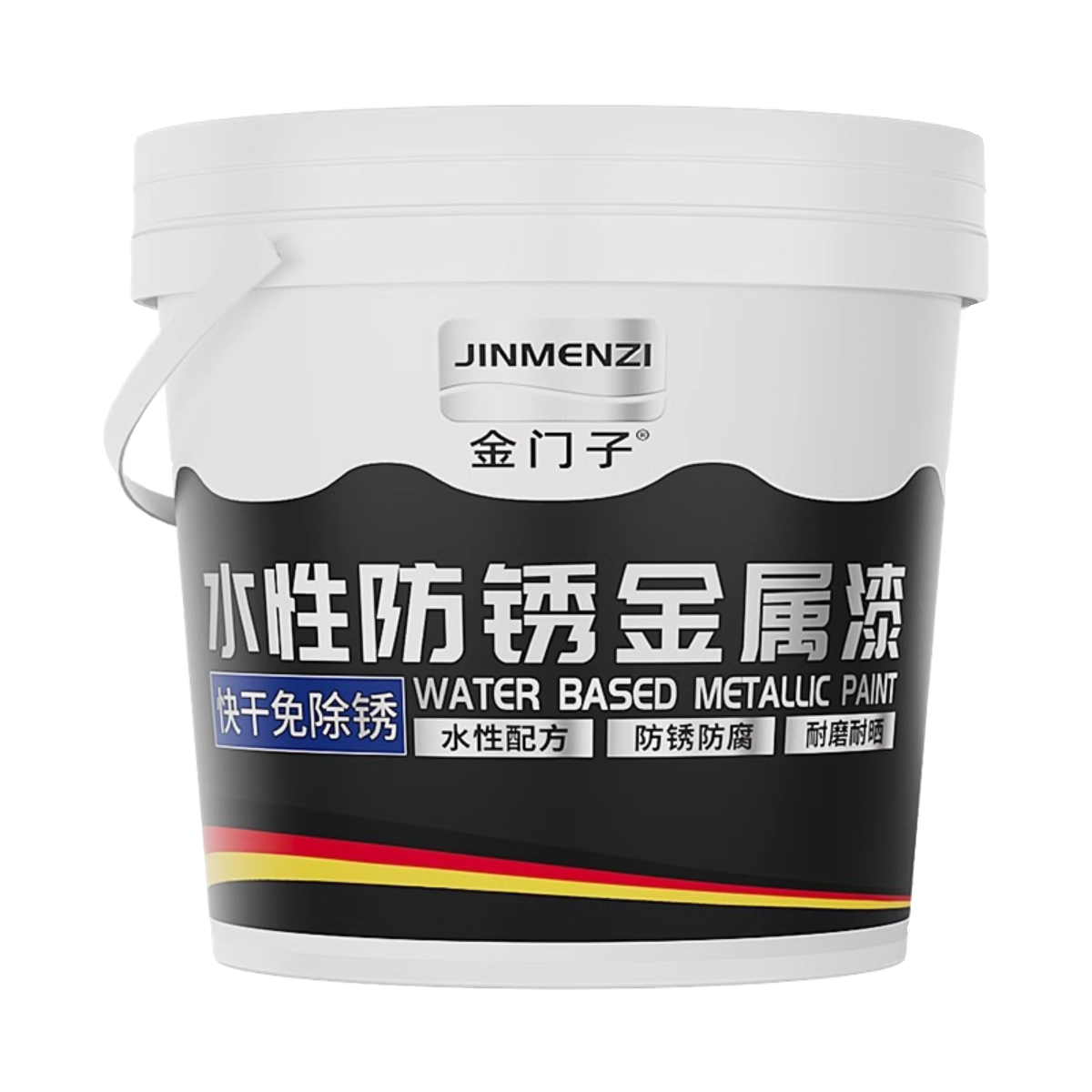 水性油漆金属漆防锈漆金属防腐免除锈油漆家用自刷涂料银粉漆黑色 - 图3