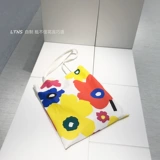 LTNS Self -Made не может устоять перед словами Qiaoya ya ya красочная сумка для цветов -холст