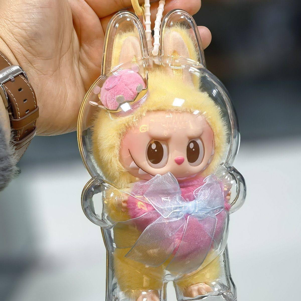 象棋皇后透明防尘防脏泡泡玛特盲盒保护壳labubu保护罩公仔保护壳,淘宝优惠券,粉丝福利购,淘宝优惠卷