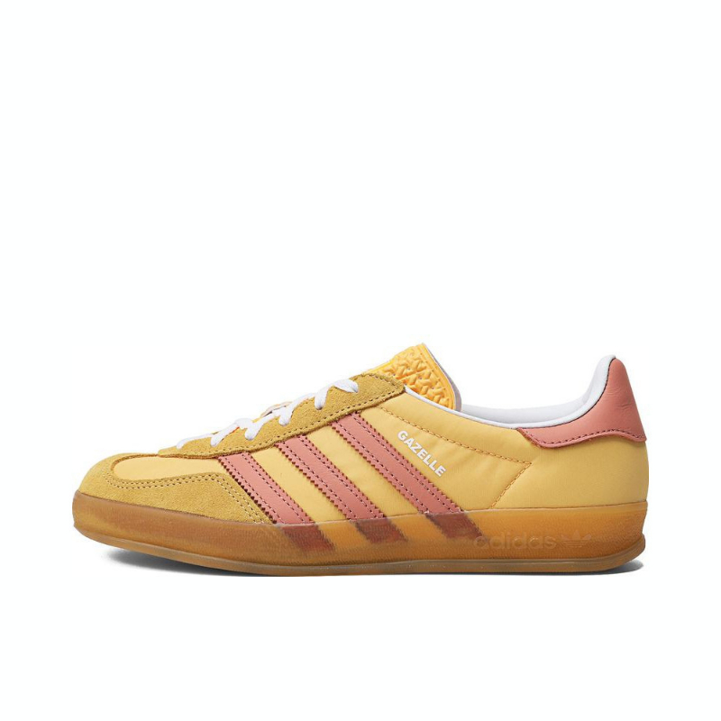 Adidas阿迪达斯三叶草2024新款女子GAZELLE休闲鞋板鞋T头鞋IE2959 - 图3