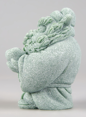 逗兽记青砂石摆件国潮桌面茶宠