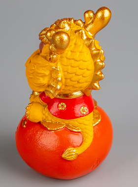 逗兽记青砂石摆件国潮桌面茶宠