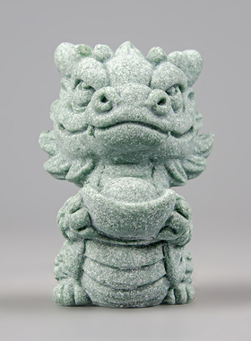 逗兽记青砂石摆件国潮桌面茶宠