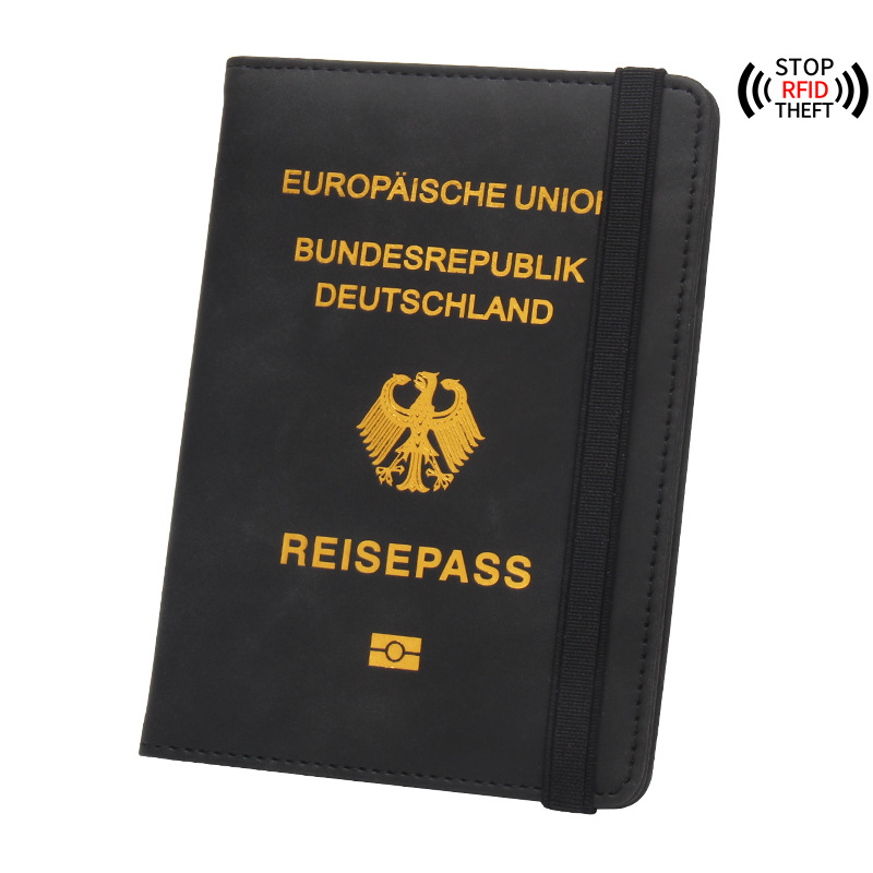 Passport Holder世界旅行GERMANY德国护照套旅行身份卡包证件夹 - 图1