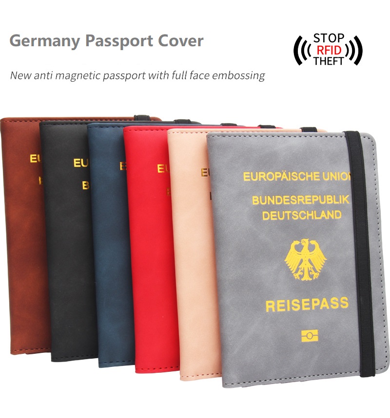 Passport Holder世界旅行GERMANY德国护照套旅行身份卡包证件夹 - 图3