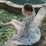 亦美珊 Летний сексуальный купальник, бюстгальтер пуш-ап, комплект, по фигуре, защита от солнца, 3 предмета, коллекция 2022