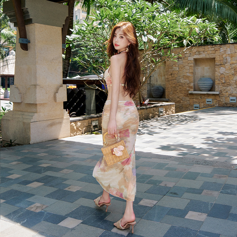 亦美珊泳衣女士分体2025新款高级感海边度假三件套性感比基尼温泉