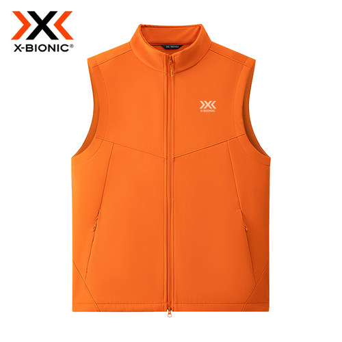 X-BIONIC 户外立领马甲男拉链保暖背心 秋冬透气中层休闲运动无袖 - 图2