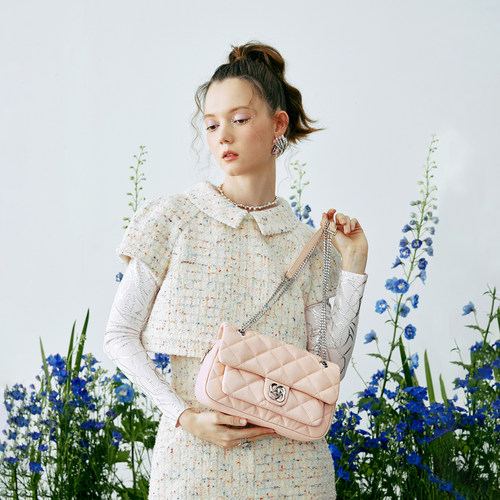 欧时纳华夫腋下包2026新款小方包菱格小香风高级感女士单肩斜挎包 - 图2