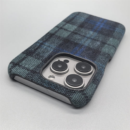 张大嫂原创手作灯芯绒港台风墨绿格子适用于OPPOFindX8S+/X7Ulrta/X9半包硬壳Reno14/13/12/11/10/9pro手机壳 - 图2