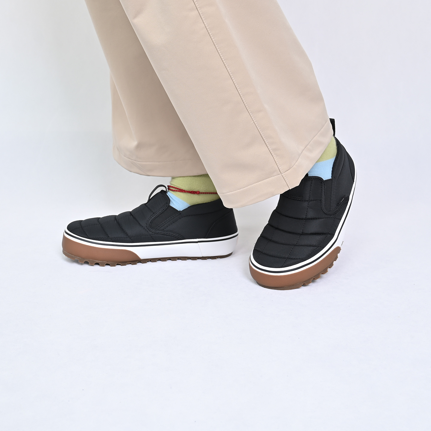 VANS范斯新款MTE Snow Lodge Slipper Mid低帮休闲鞋VN000D2ABLA - 图0