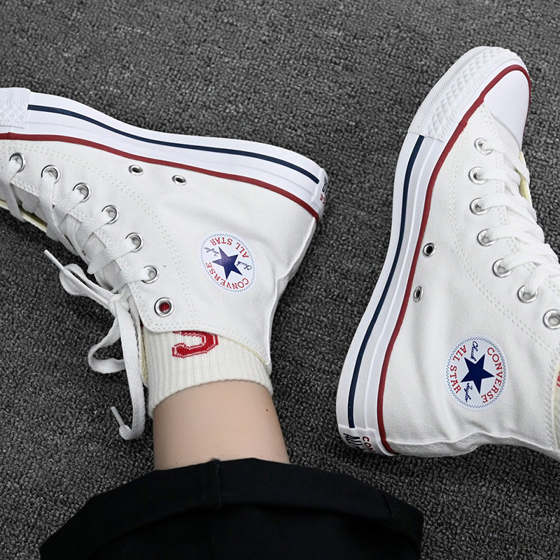 converse高帮女鞋经典常青款男鞋 乐动运动户外板鞋/休闲鞋