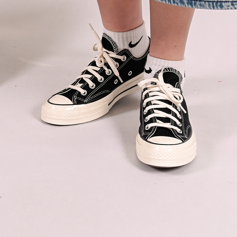 Converse/匡威1970s经典低帮复古帆布鞋男女百搭休闲板鞋162058C-图0