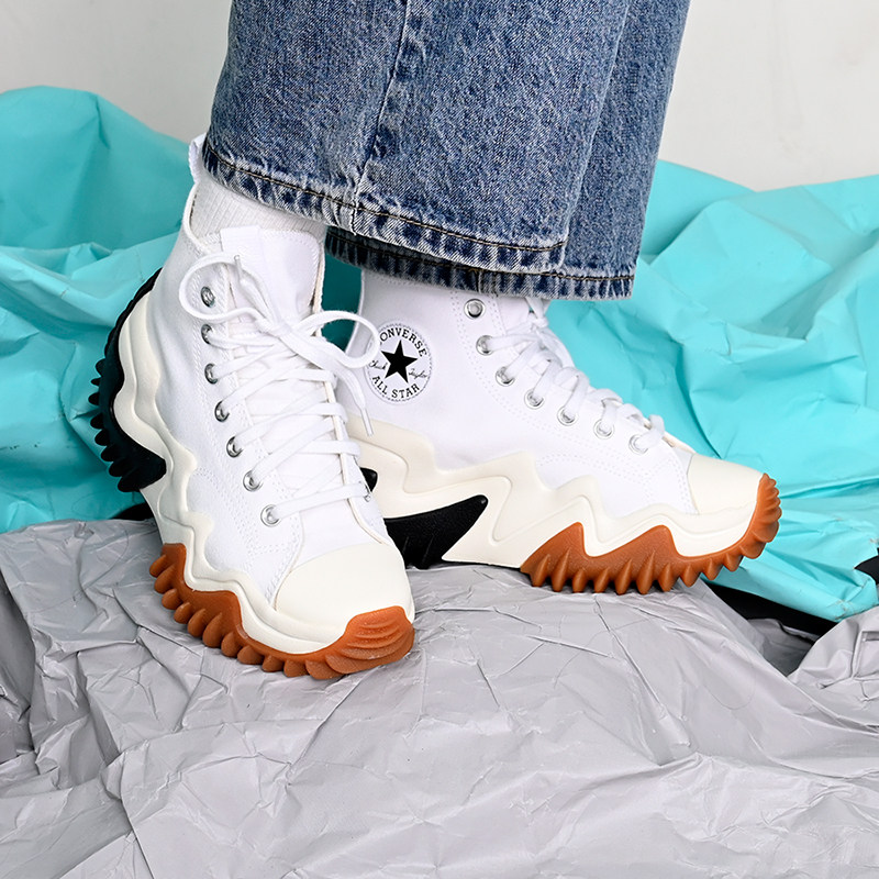 Converse/匡威Run Star Motion女厚底松糕鞋未来电波171545C/546C_虎窝淘