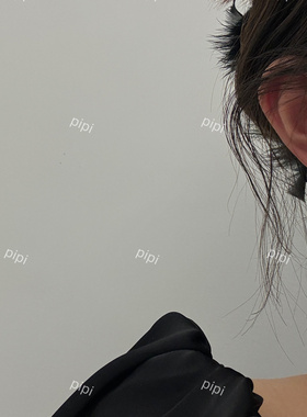 pipi小众设计两戴款韦雪博主同款蝴蝶结珍珠耳环女轻奢高级感耳饰