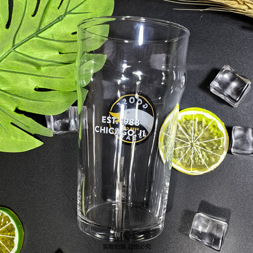 百威指定鹅岛原装原厂啤酒杯GOOSE ISLAND专用杯玻璃透明杯500ml - 图2