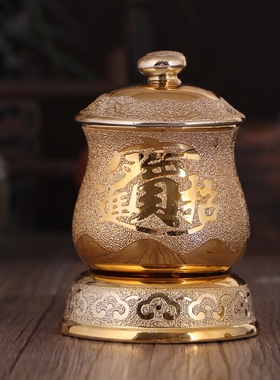 富安佛具.金沙陶瓷供奉水果盘杯