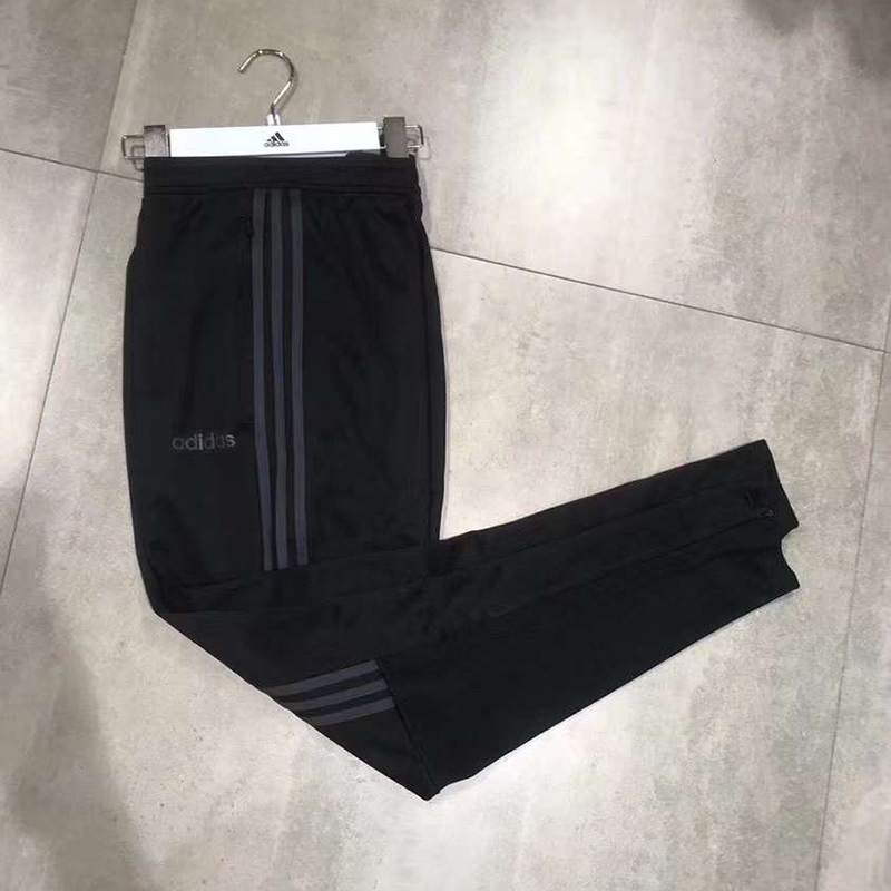 Adidas/阿迪达斯男子舒适休闲训练透气束脚针织长裤运动裤DY7982 - 图1