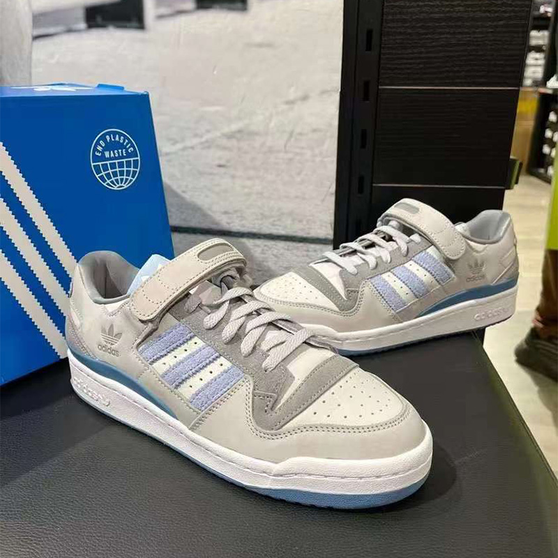 Adidas/阿迪达斯三叶草男女同款FORUM84 LOW运动鞋休闲板鞋HQ6333 - 图0