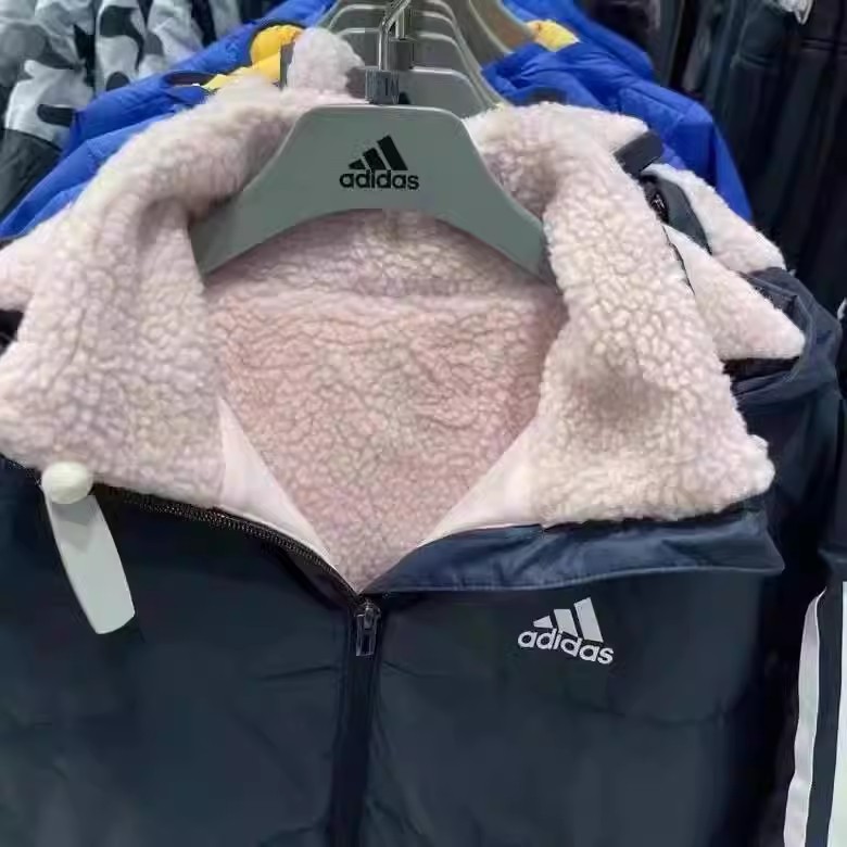 Adidas/阿迪达斯冬季儿童运动宽松保暖长款棉服 HM7169-图2