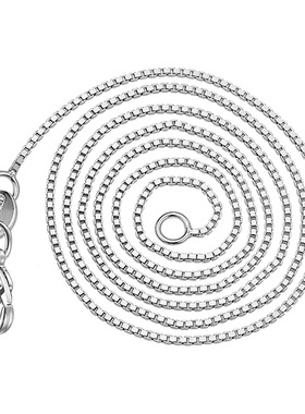 项链S925银锁骨链不掉色单链女式