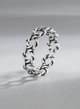 复古开口可调节不掉色饰品戒子