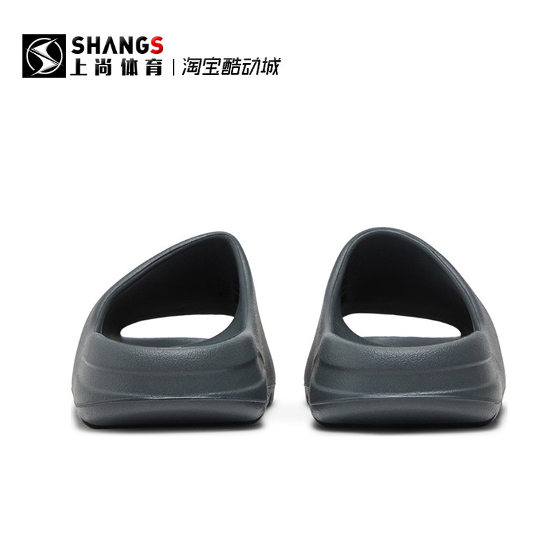 上尚DP adidas originals Yeezy Slides 蓝灰色 运动拖鞋 ID2350 - 图2