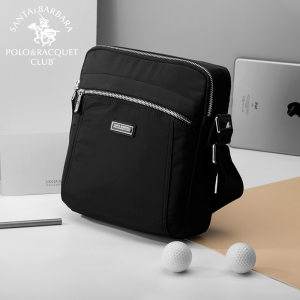 圣大保罗男士斜挎包男款2025新款单肩包休闲帆布包轻便背包邮差包