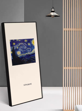 装饰画可定制梵高星空向日葵挂画
