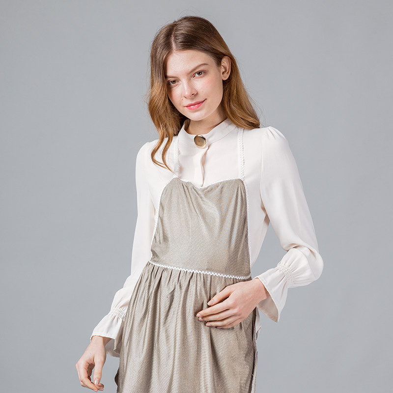 海娜森防辐射服夏上班孕期大码围裙 海娜森防辐射防辐射围裙