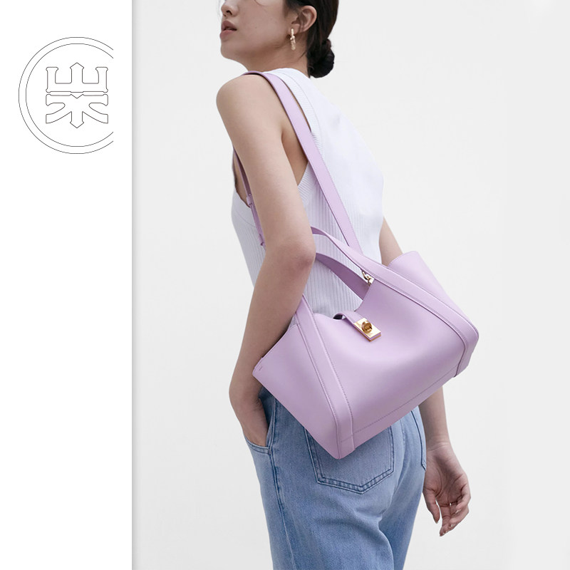 山水集包2022新款小众原创菜篮子 山水集女士包袋