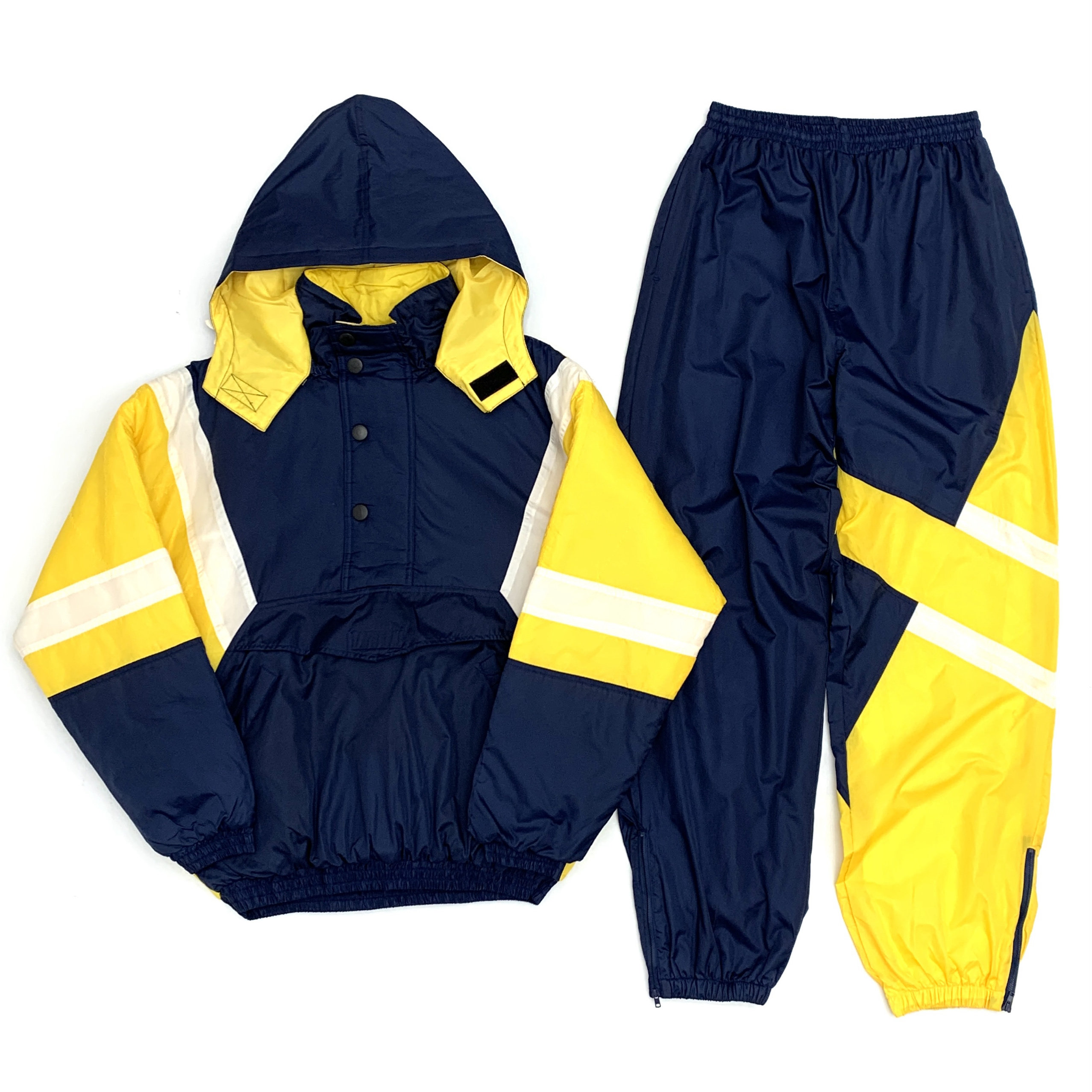 美式复古撞色拼接休闲运动套装男女宽松大码情侣款连帽棉衣外套潮,淘宝优惠券,粉丝福利购,淘宝优惠卷