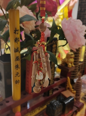 桃木吉祥物挂件平安葫芦宝宝挂件
