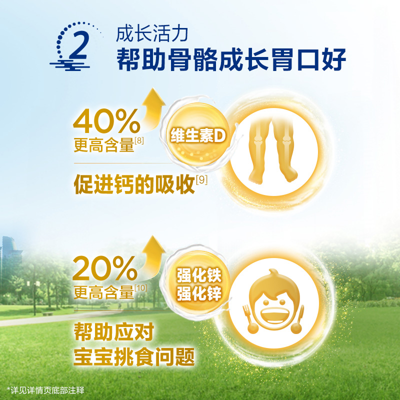 nutrilon官方旗舰店【买2送1】Nutrilon诺优能3蕴荟 3段2罐装幼儿配方奶粉  1-3岁2