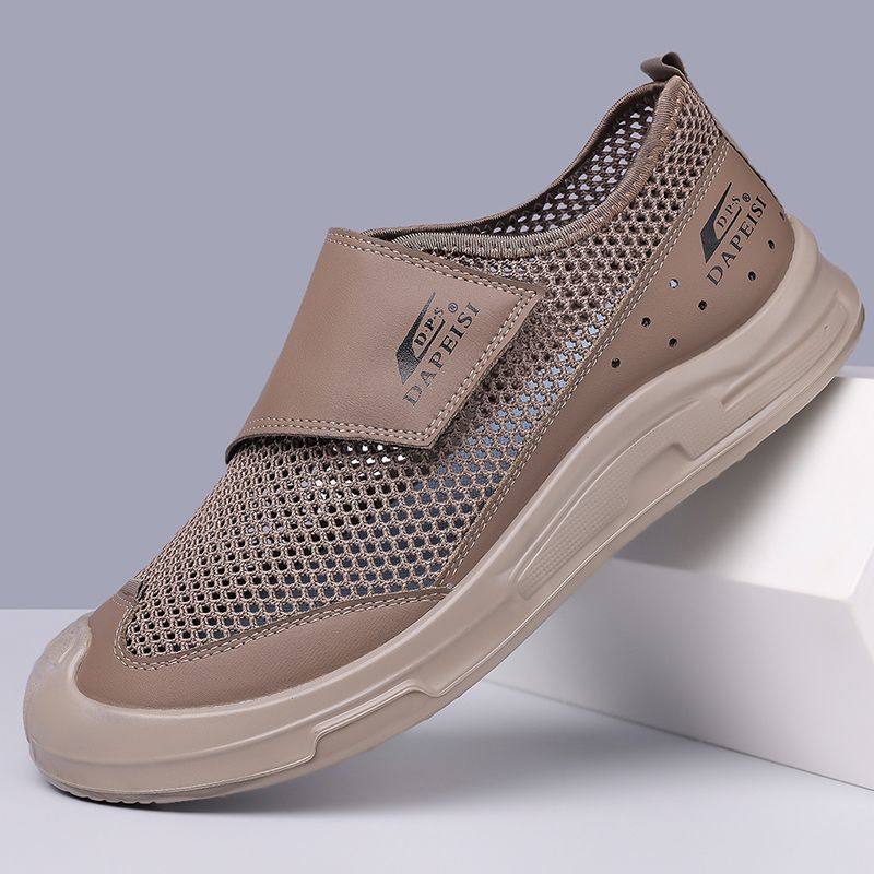 凉鞋夏季男网布鞋新款透气开车洞洞户外休闲防滑涉水沙滩鞋包头鞋,淘宝优惠券,粉丝福利购,淘宝优惠卷