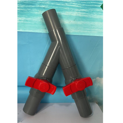 池塘水泵水管三通四分管六分管分流器带开关阀门鱼池过滤泵分流阀 - 图0