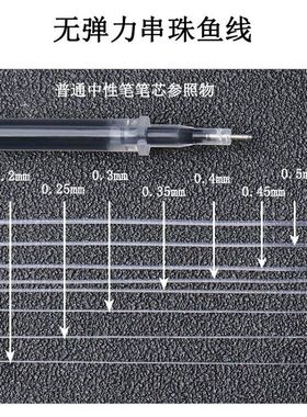 超细0.2无弹力鱼线手工绕线dyi穿珠戒指绕线手工制作串珠透明线