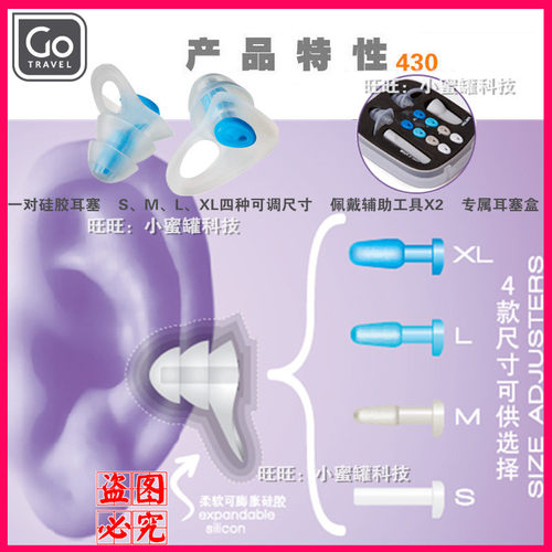 英国gotravel睡眠降噪防呼噜鼾声学习专业防噪音隔音减压低频耳塞 - 图2