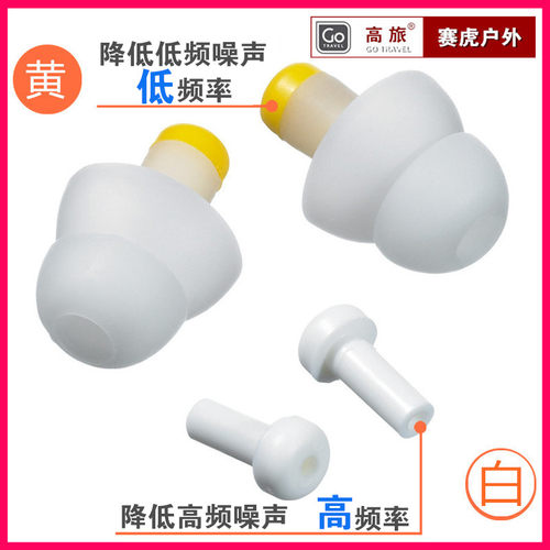 英国gotravel睡眠降噪防呼噜鼾声学习专业防噪音隔音减压低频耳塞 - 图0