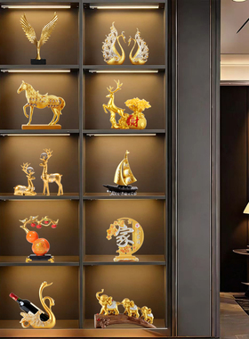 2026新款十件套装摆件家居客厅酒柜装饰品玄关电视柜乔迁新居轻奢