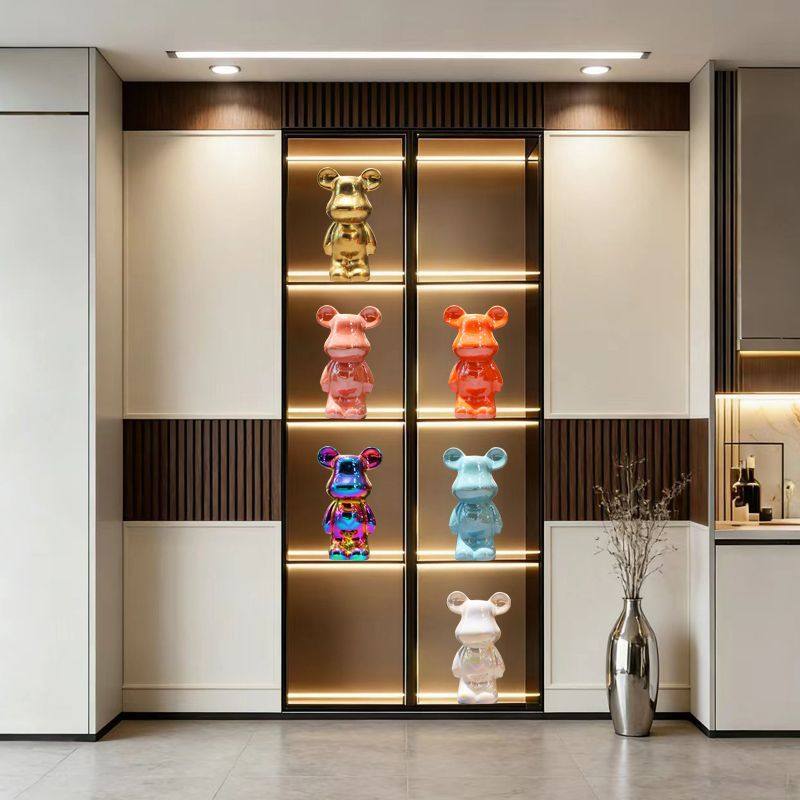 客厅酒柜摆件暴力熊轻奢高档鞋柜装饰品办公室桌面电视餐边柜摆件,淘宝优惠券,粉丝福利购,淘宝优惠卷
