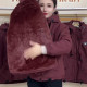 25 years of velvet thickened parka women's tops winter new fashion versatile windproof casual warm short jacket