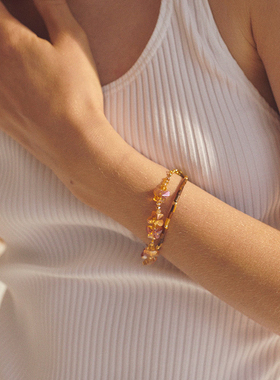 串珠手链小众叠戴细珠手工设计