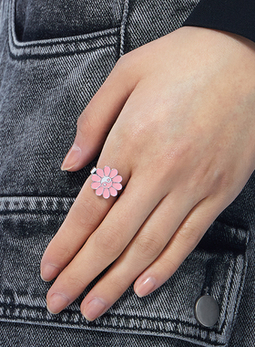 XTASTE USELESSOBJECTS八卦花朵戒指原创设计明星同款时尚款通勤