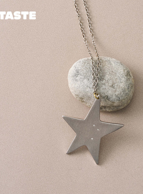 镶钻长项链双星短链设计毛衣链