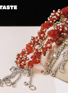 原创元素流苏手工编织项链