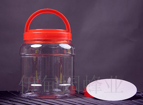 蜂蜜瓶塑料瓶透明食品500g1000g1斤2斤3斤5斤储物罐密封罐-图0