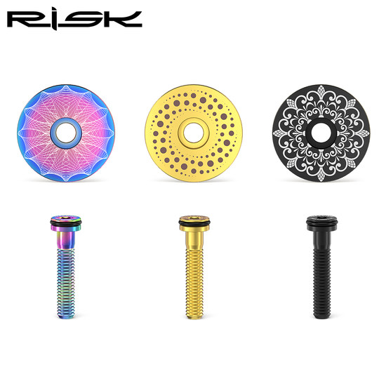 Road bike headset cover titanium alloy risk