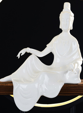 自在观音禅静净瓶观音灯圈